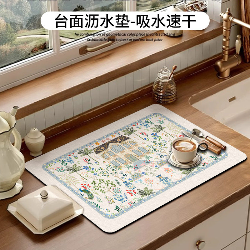 Artistic Decorative Kitchen Mat