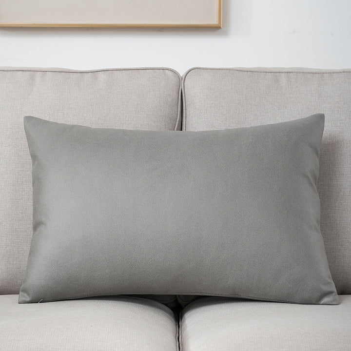 Plush Velvet Lumbar Cushion