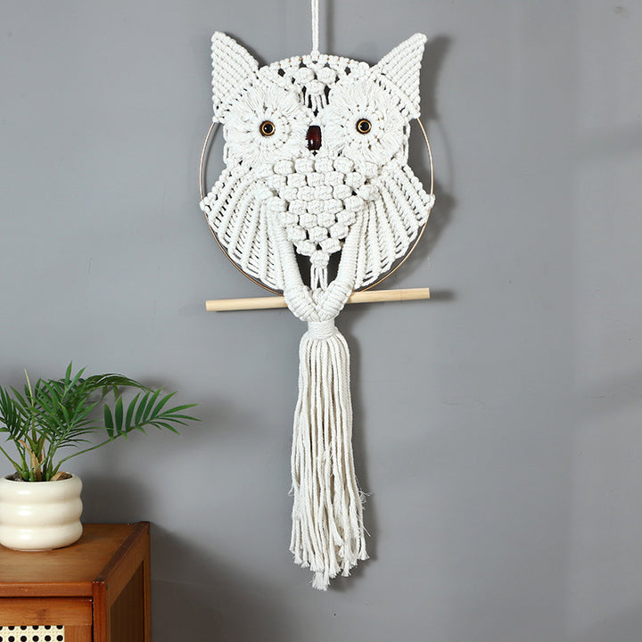 Macrame Owl Wall Hanging Kalsten