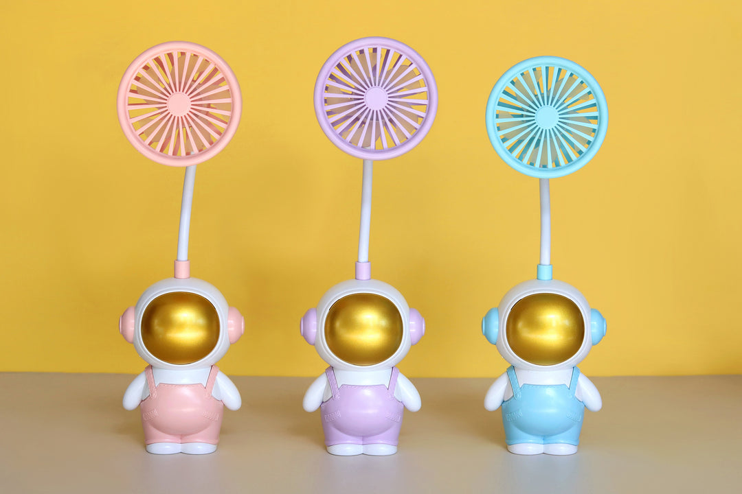 Unisex Fun Hand Fan in Astronaut Design Kalsten