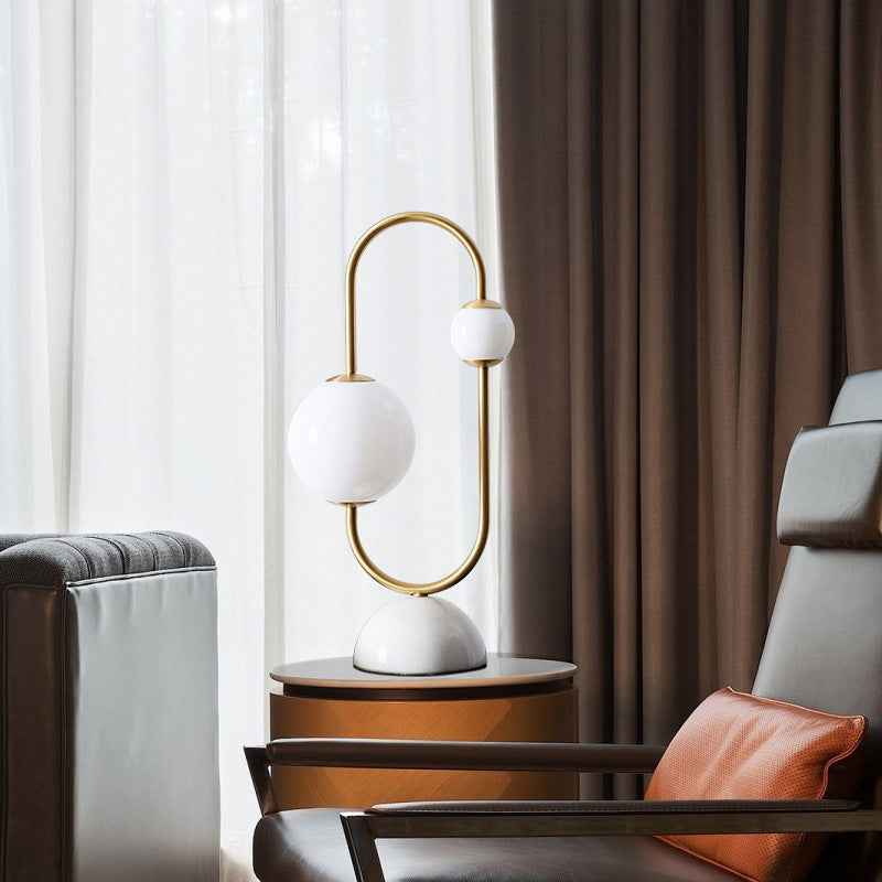 Decorative Table Lamp with Unique Sculpture Design