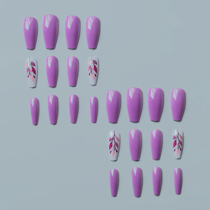 Artistic Floral Nail Art