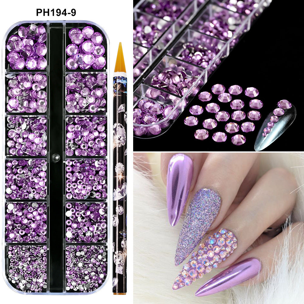 Premium Rhinestone Nail Art Decoration Kit