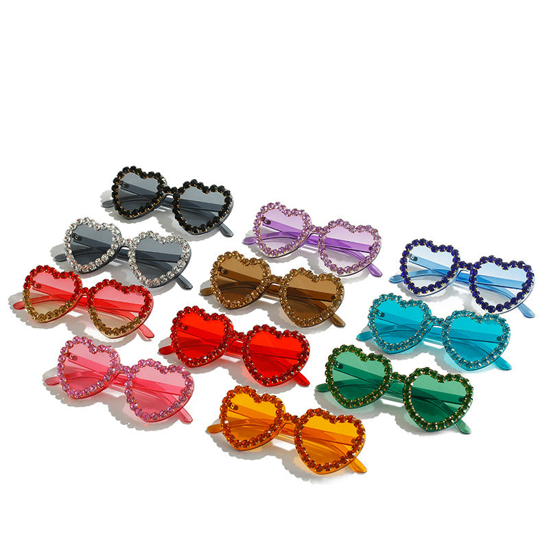 Heart-Shaped Glamorous Sunglasses Kalsten
