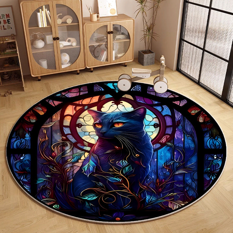 Artistic Round Area Rug Kalsten