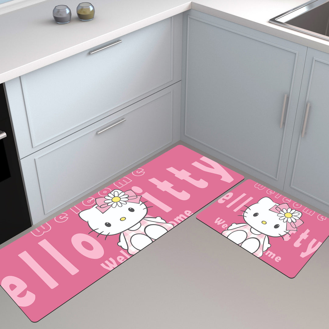 Cute Character Kitchen Mat Set