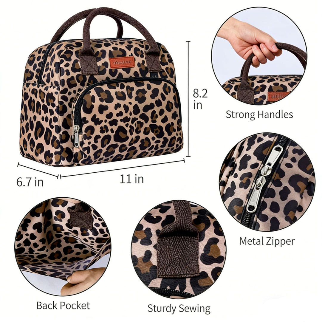 Stylish Leopard Print Handbag