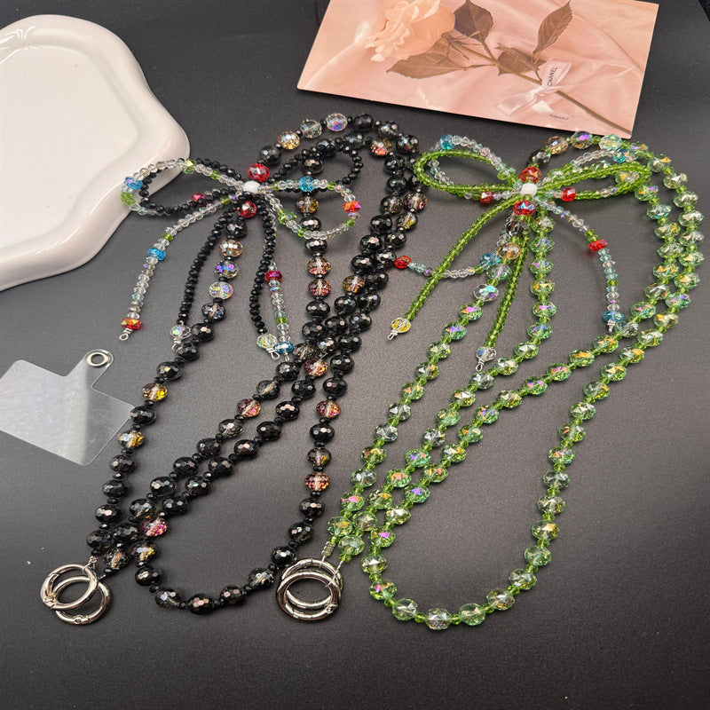 Multi-Strand Beaded Eyewear Necklace Kalsten