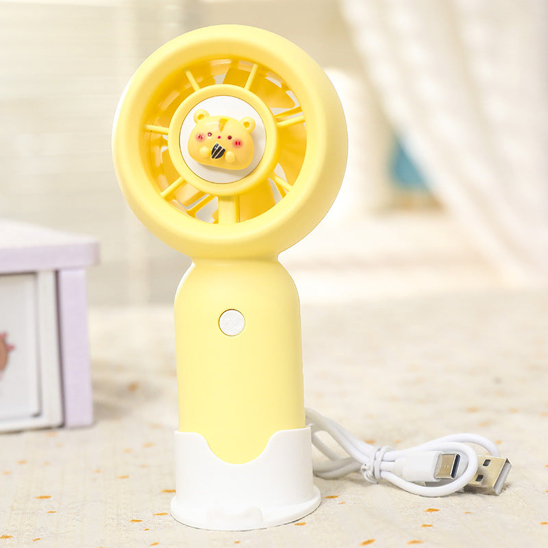 Women Handheld Mini-Fan with USB Charging Function and Ergonomic Design Kalsten