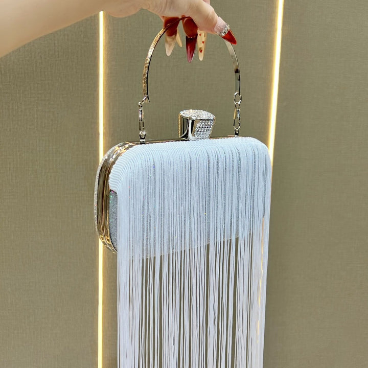 Fringe Detail Evening Clutch