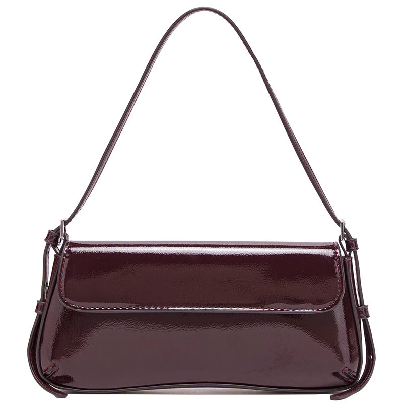 Elegant Glossy Handheld Clutch Bag