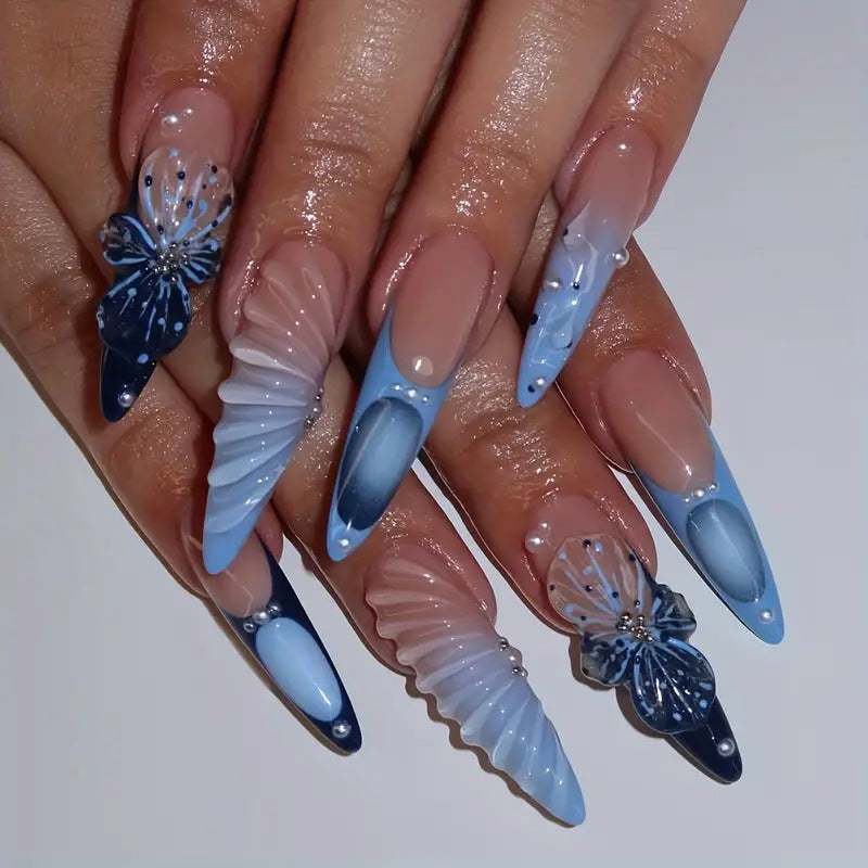 Artistic Themed Nail Extensions Kalsten