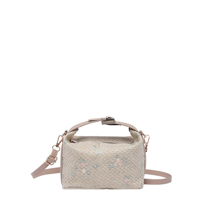 Embroidered Floral Mini Handbag Kalsten