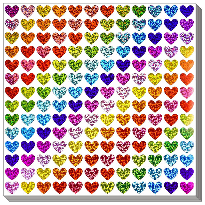 Glitter Heart Sticker Set Kalsten