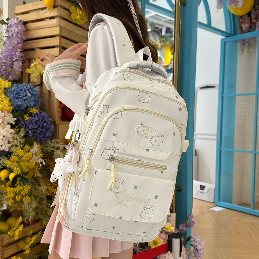 Cute Character-Printed Casual Backpack Kalsten