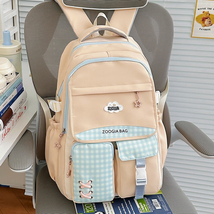 Stylish Multi-Pocket School Backpack Kalsten