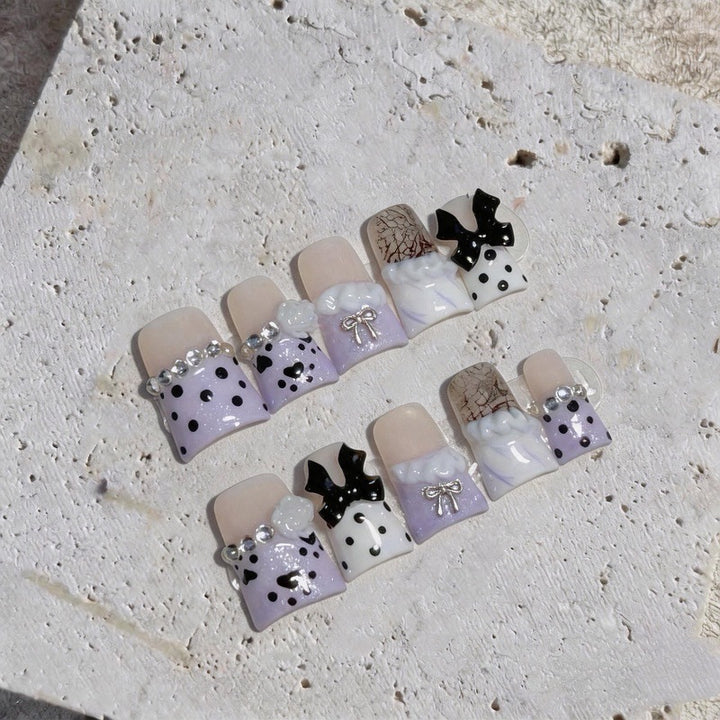 Decorative Artistic Press-On Nail Tips
