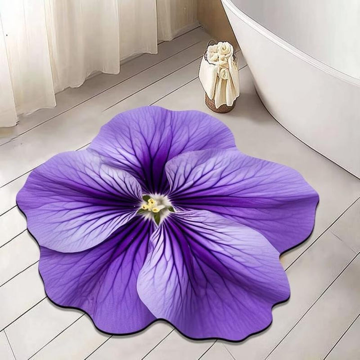 Floral-Themed 3D Area Rug Kalsten