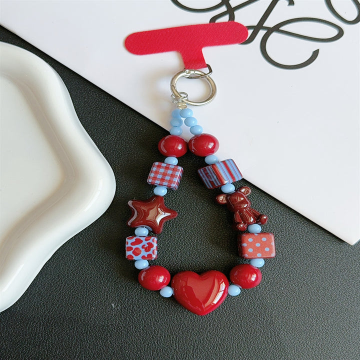 Colorful Beaded Keychain Holder Kalsten 1790134999