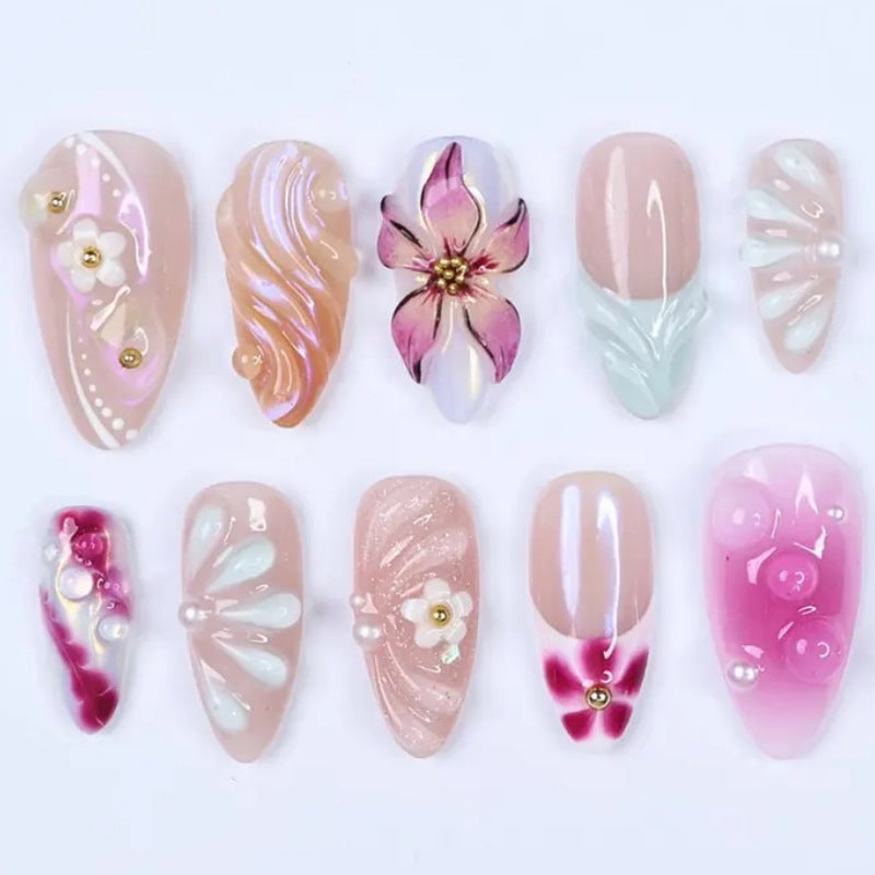 Decorative Press-On Nail Art Collection Kalsten