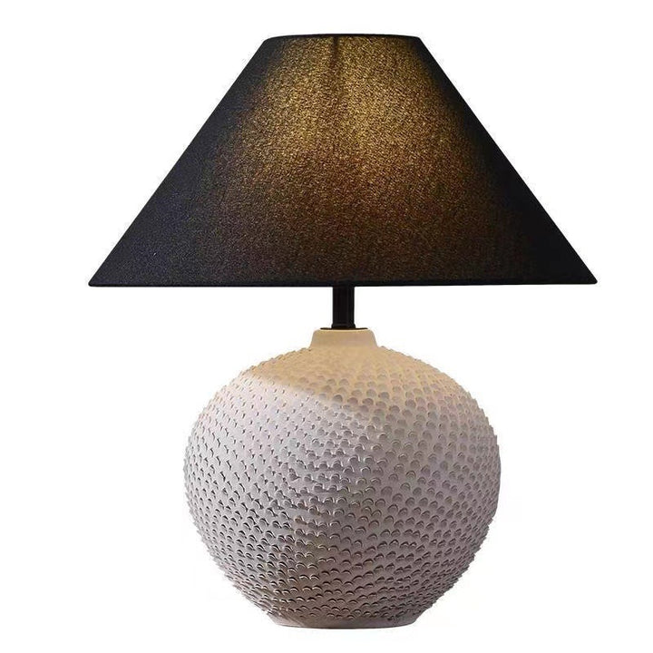 Decorative Table Lamp with Textured Base