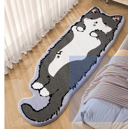 Cute Cat-Themed Floor Mat