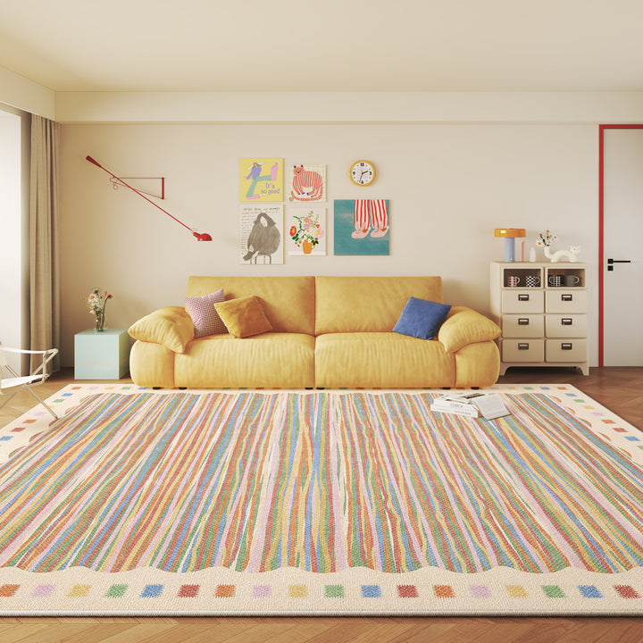 Vintage-Inspired Geometric Area Rug Kalsten