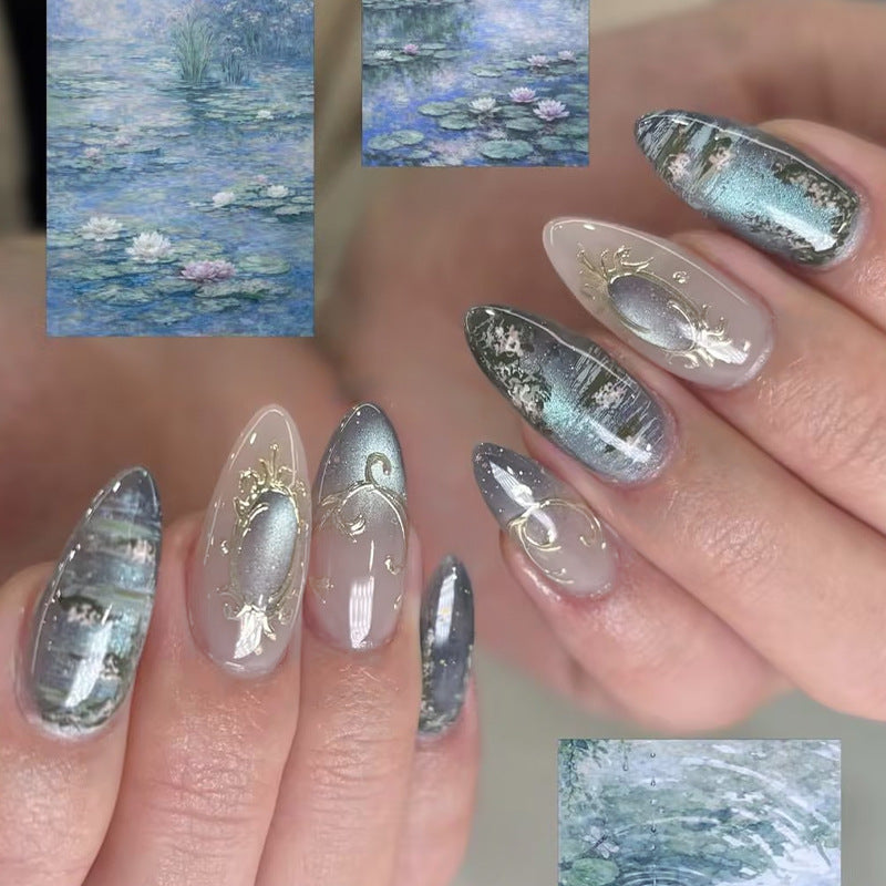 Glamorous Decorative Press-On Nail Set Kalsten