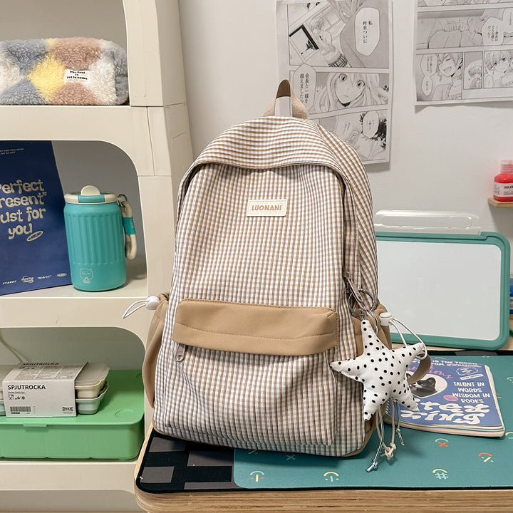 Stylish Striped Backpack Kalsten