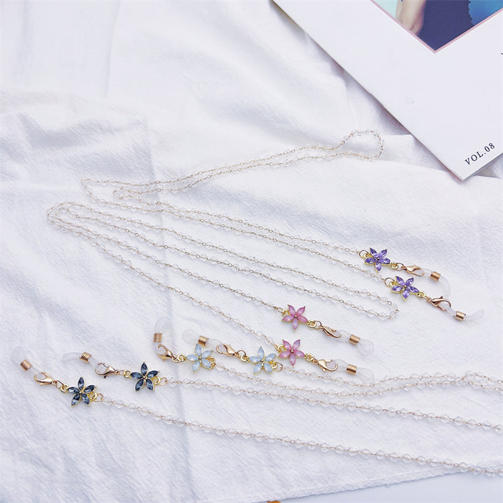 Floral Decorative Eyewear Chain Kalsten