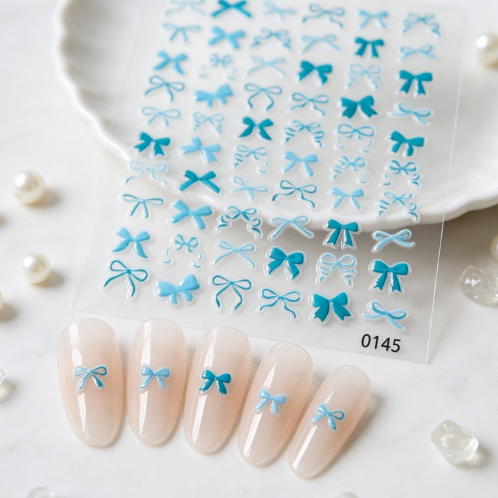 Decorative Bow Nail Art Stickers
