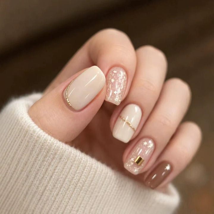 Decorative Press-On Nail Art Set