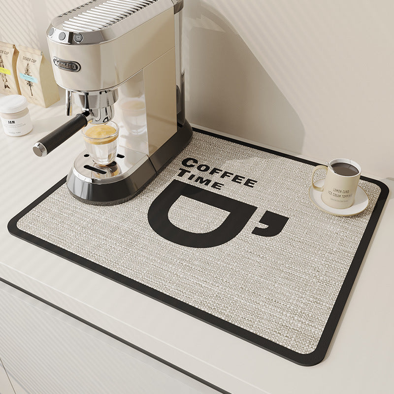 Coffee-Themed Kitchen Mat Kalsten