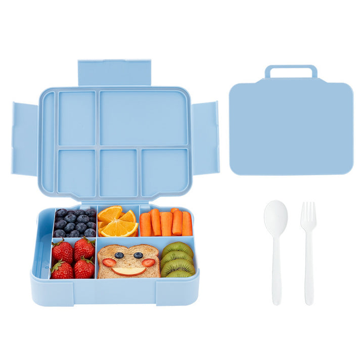 Multi-Compartment Lunch Box with Fun Design