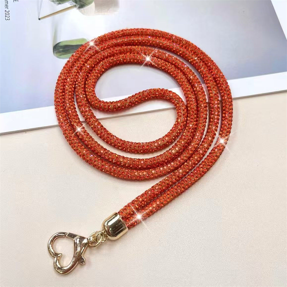 Sparkling Rhinestone Key Lanyard Kalsten