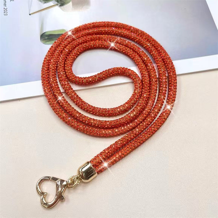 Sparkling Rhinestone Key Lanyard Kalsten