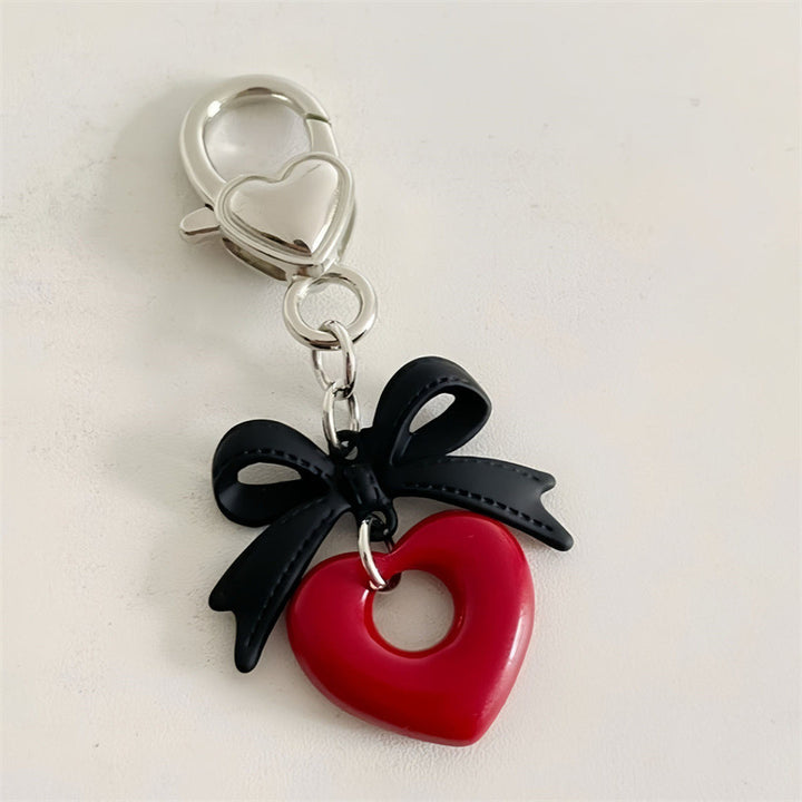 Heart-Shaped Charm Keychain Kalsten