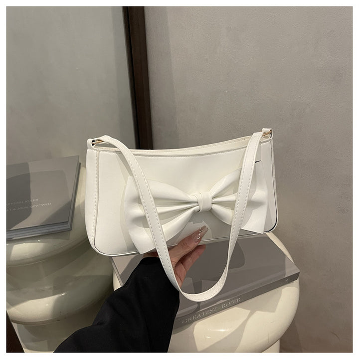 Elegant Bow-Detail Evening Clutch