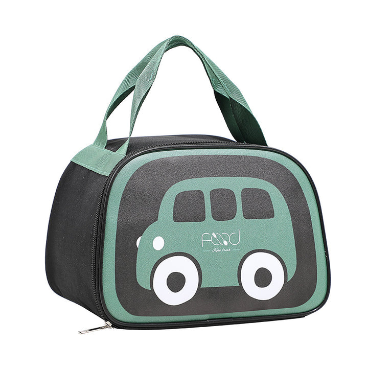 Insulated lunch bag with cheerful vehicle design Kalsten