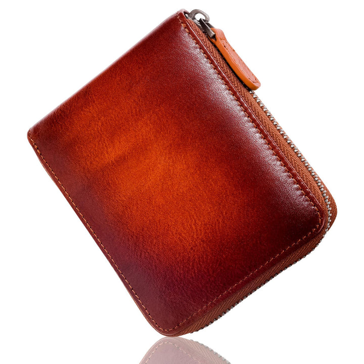 Premium Leather Zippered Wallet Kalsten