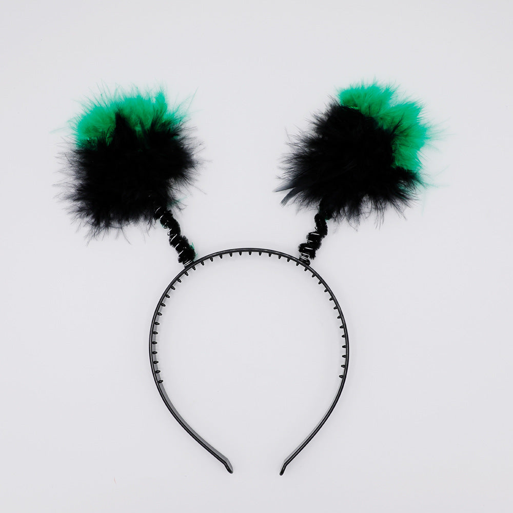 Funny headband with eye motifs