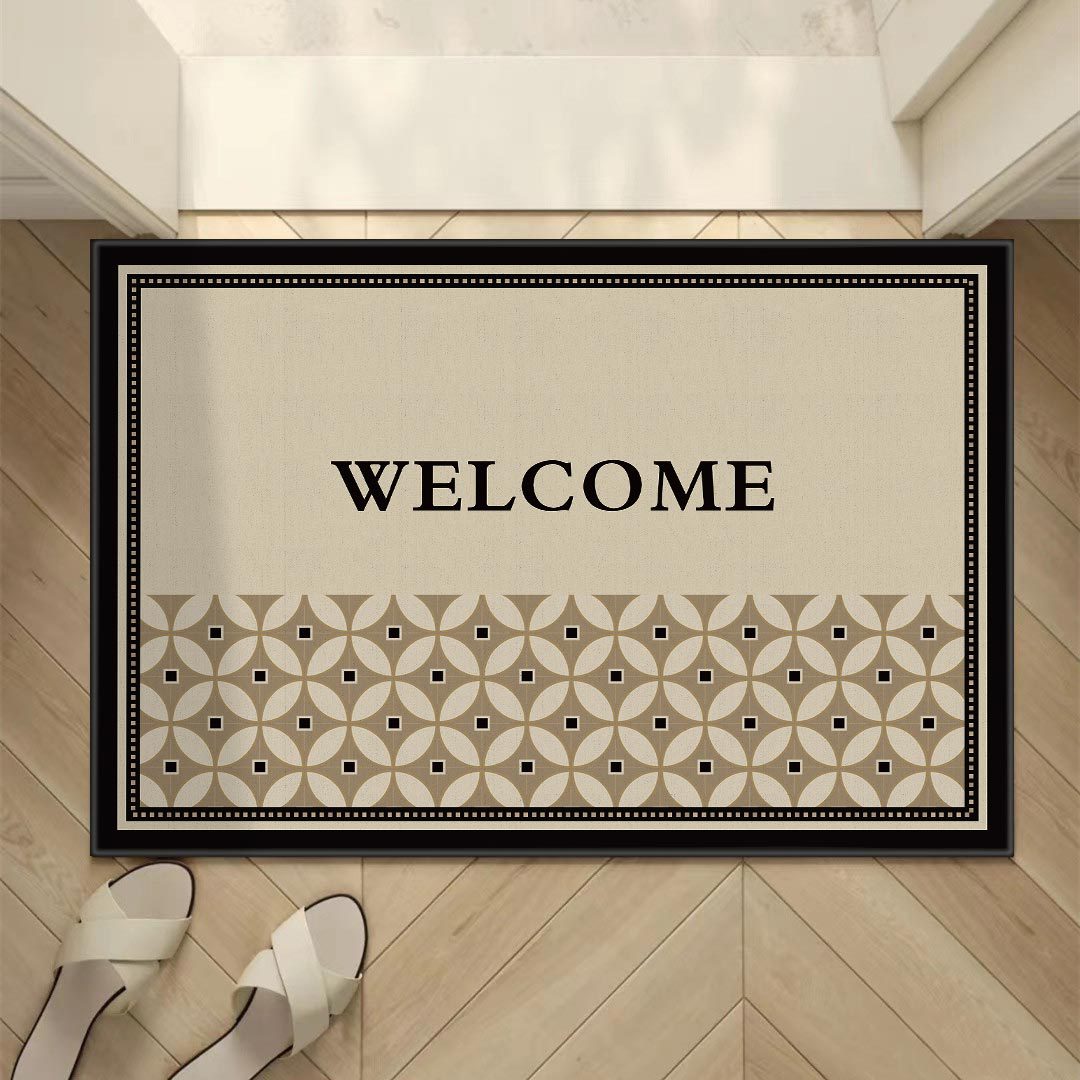 Decorative Textured Welcome Mat