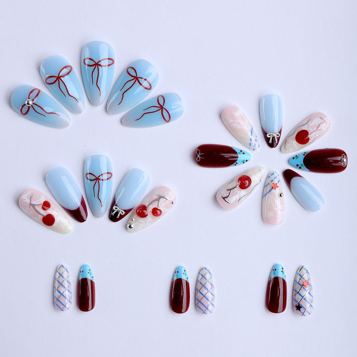 Artful fingernails with creative designs Kalsten