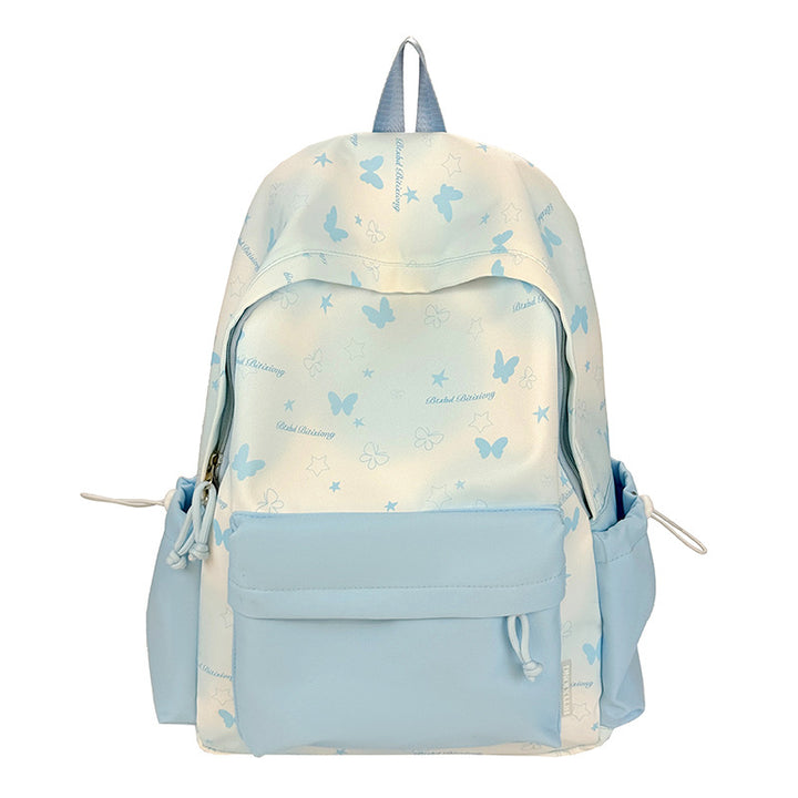 Leisure Backpack with Floral Appliqués Kalsten