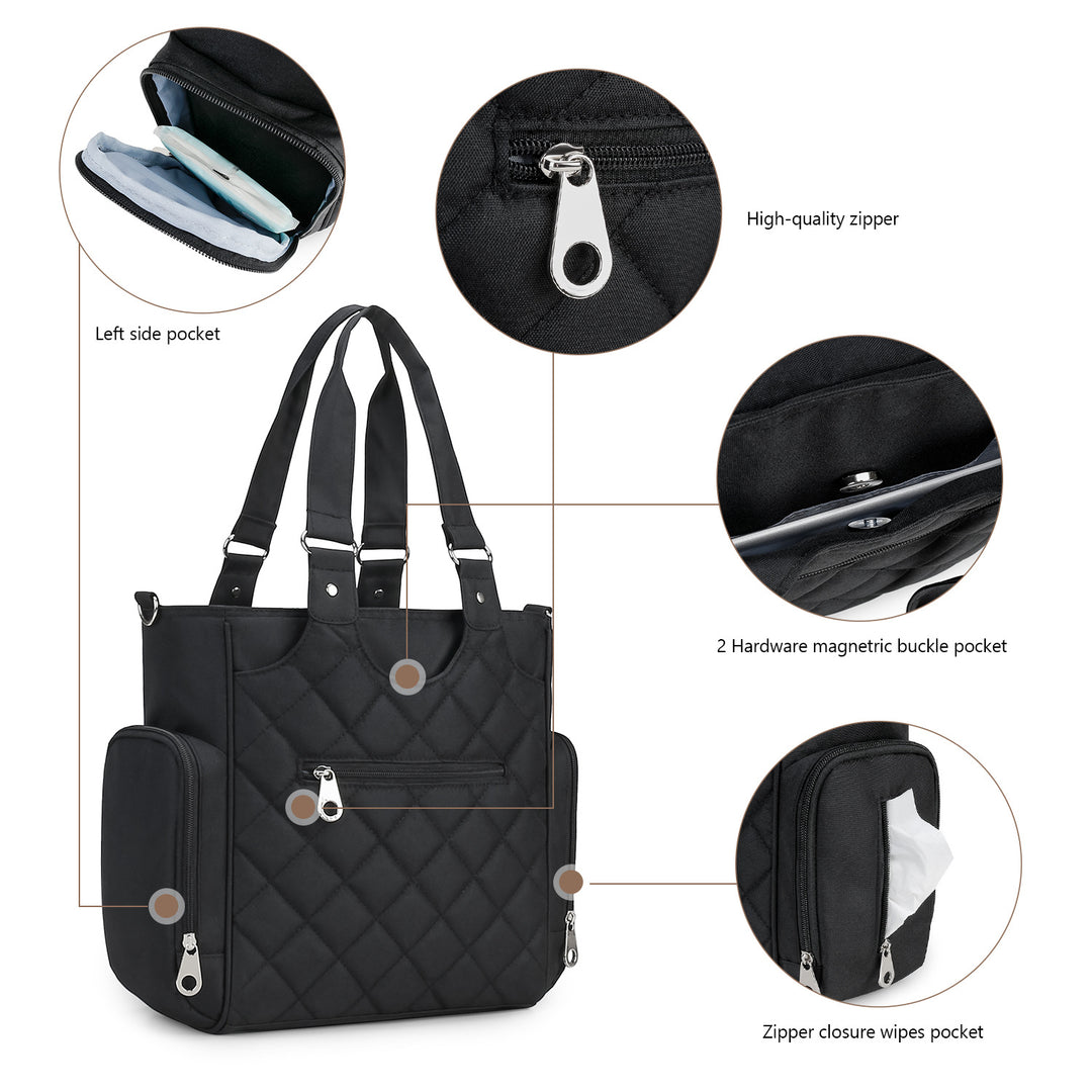 High-quality diaper bag with multifunctional accessories Kalsten