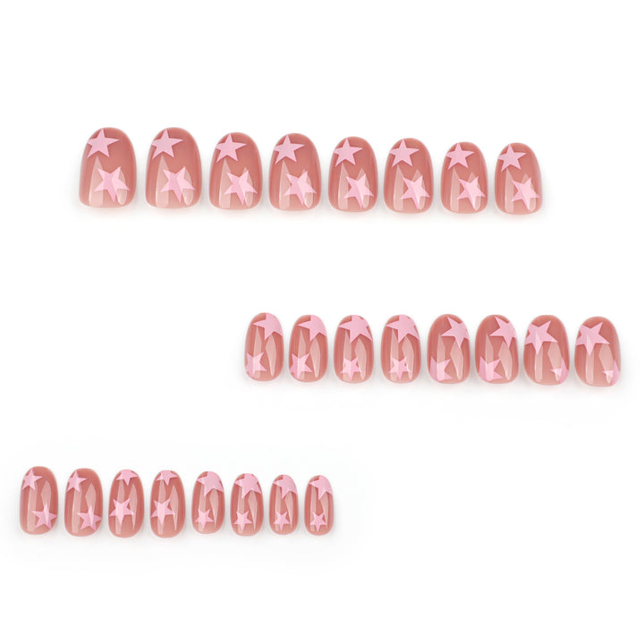 Artistic Nail Art with Star Motifs Kalsten