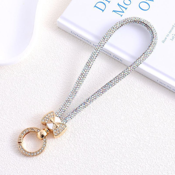Rhinestone-Embellished Eyewear Holder Kalsten