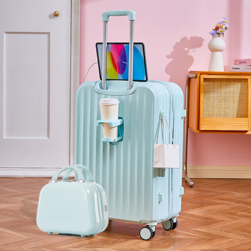 Functional Tech-Integrated Rolling Suitcase Kalsten