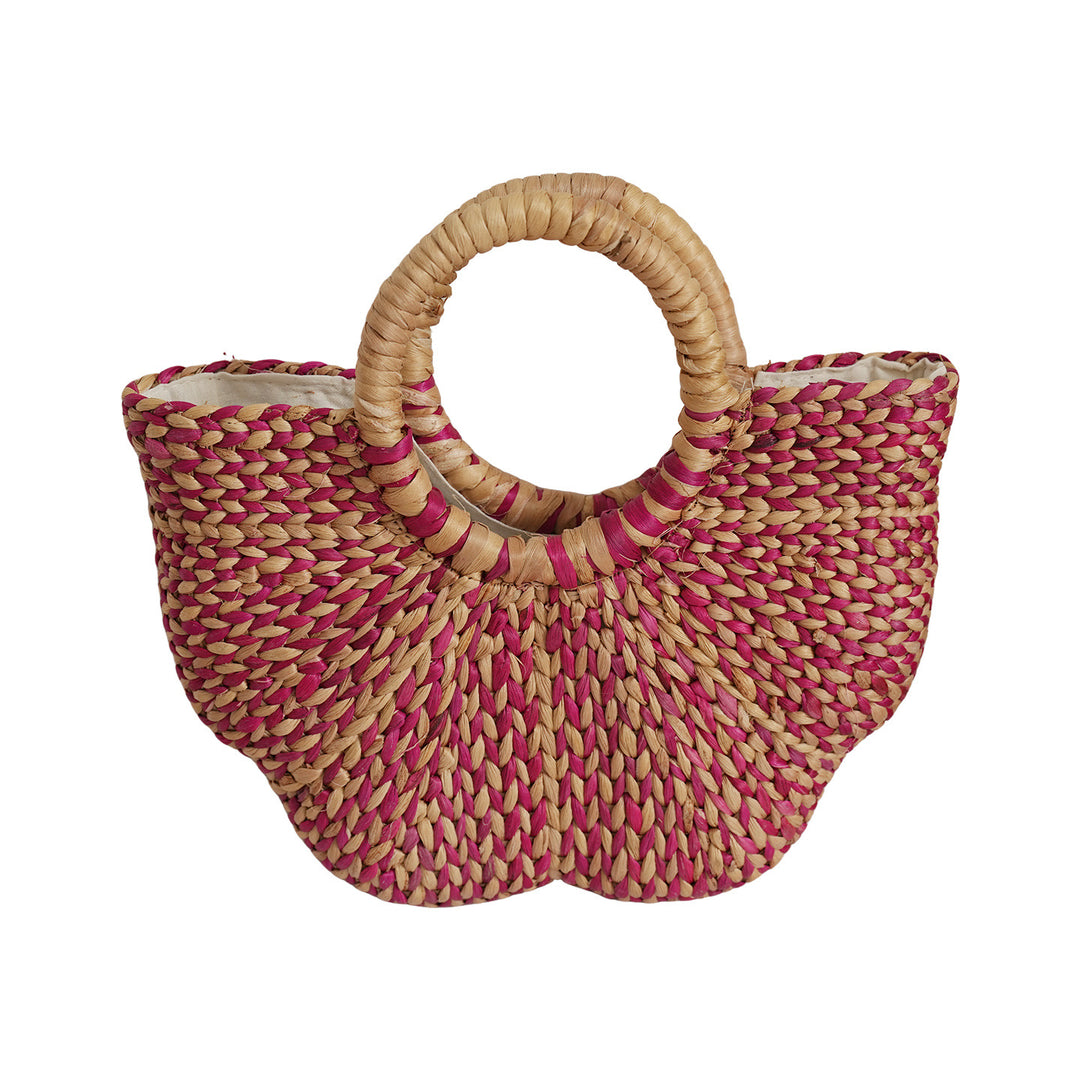 Handmade beach bag made of braided seagrass Kalsten