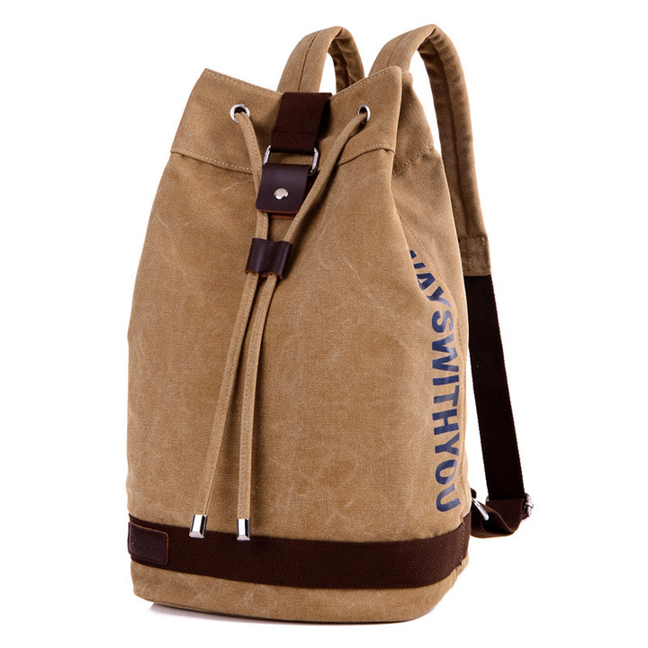 Trendy Canvas Drawstring Backpack Kalsten